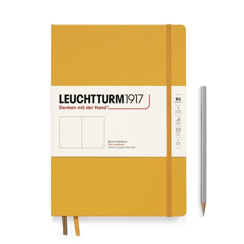 Leuchtturm1917 Notizbuch Composition Hardcover B5 rising sun, blanko von Leuchtturm1917