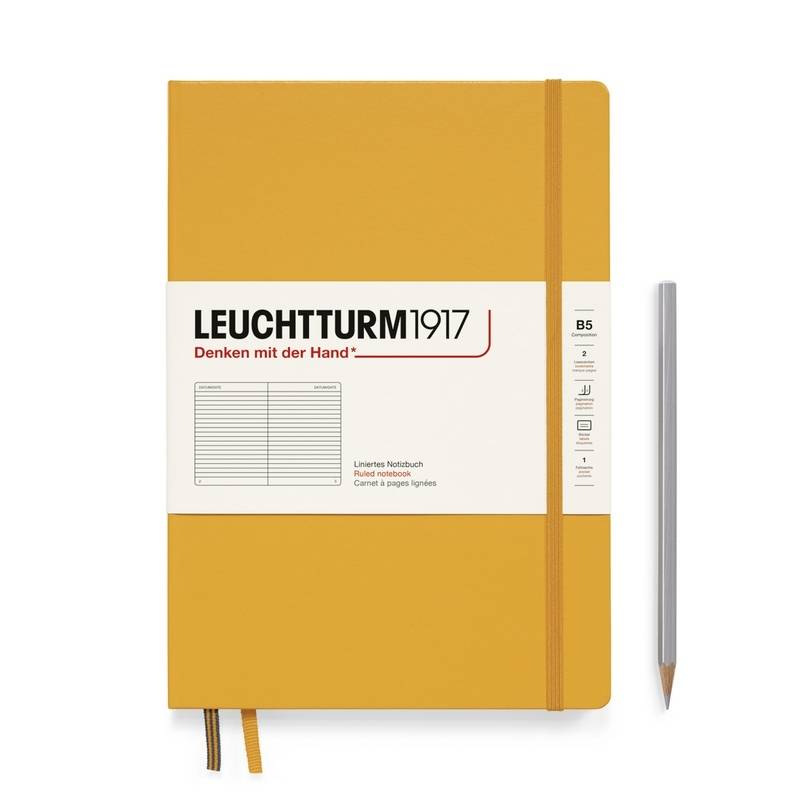 Leuchtturm1917 Notizbuch Composition Hardcover B5 rising sun, liniert von Leuchtturm1917