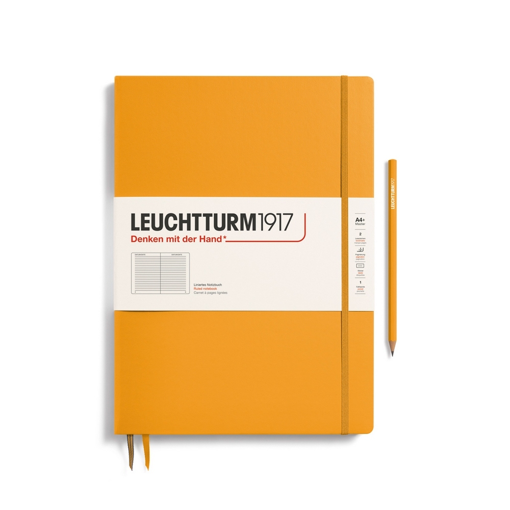 Leuchtturm1917 Notizbuch Master Slim (A4+) Hardcover Rising Sun, liniert von Leuchtturm1917