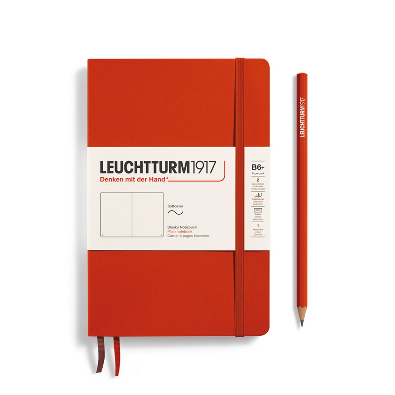Leuchtturm1917 Notizbuch Paperback Softcover B6+ Fox Red Blanko Leuchtturm1917 Notizbuch Paperback Softcover B6+ Fox Red Blanko von Leuchtturm1917