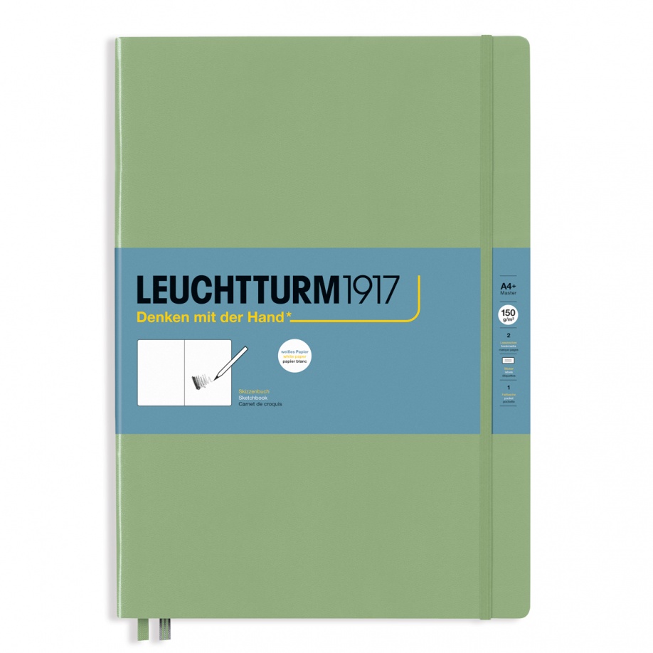 Leuchtturm1917 Skizzenbuch Master Hardcover A4+ Salbei von Leuchtturm1917