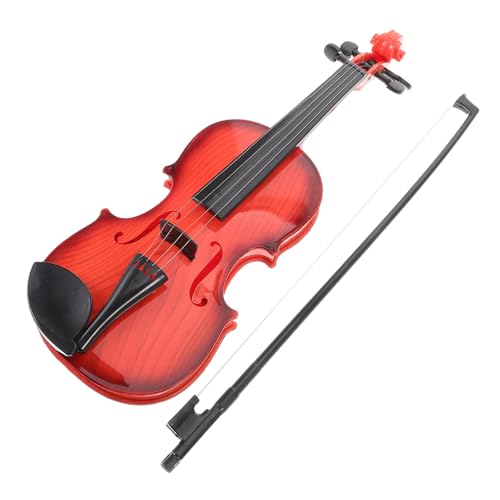 Levemolo 1 Set Realistisches Violinspielzeug Simulierte Musik Violinspielzeug Mit Sound Performance Musikinstrument Requisite Für Kinder Keine Batterie von Levemolo