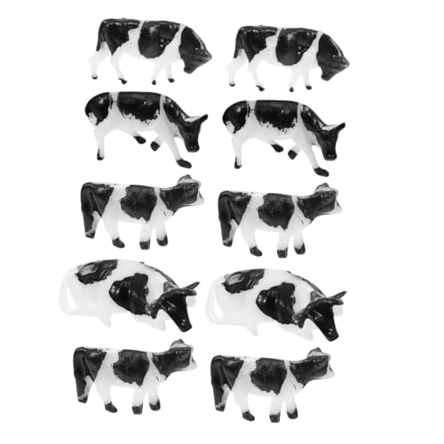 Levemolo 10 Stück Teiliges Mini-kuhmodell Robustem Realistische Tierfiguren für Pädagogisches Langlebige DIY-Dekoration für Garten Büro und Zuhause Levemolo 10 Stück Teiliges Mini-kuhmodell Robustem Realistische Tierfiguren für Pädagogisches Langlebige DIY-Dekoration für Garten Büro und Zuhause von Levemolo