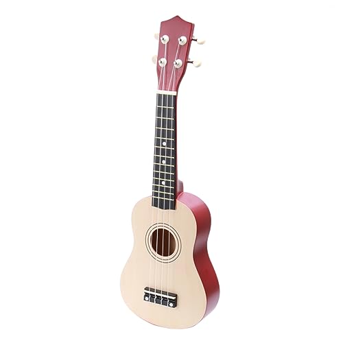 Levemolo 21 Simulierte Gitarre Konzert-Ukulele Mini-Gitarren-lernspielzeug Akustisches Mini-Gitarren-Musikinstrument Kleine Ukulele Gitarrenspielzeug Für Kinder Hölzern Colorful von Levemolo