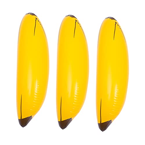 Levemolo 3st Aufblasbares Bananenspielzeug Strand Aufblasbares Bananen Aufblasbar In Die Sprengen Junggesellinnenabschiedsgeschenk Aufblasbare Banane Pfeffer Erwachsener Braut PVC Schwimmt von Levemolo