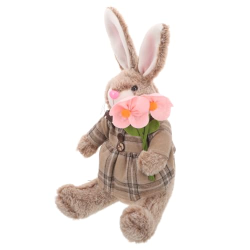 Levemolo Osterhase hasenfiguren Cuddly Bunny geldgeschenke zu Ostern Easter Decoration osterleckereien ausgestopftes Kaninchenspielzeug süßes Kuscheltier ausgestopfter Hase Hase Stoff von Levemolo