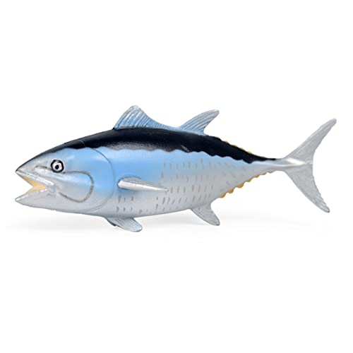 Levemolo Simulierter Thunfisch Tiere für Kinder Lernspielzeug für Meerestiere Kinderspielzeug Plüschtier Modelle Fisch Figur Fischspielzeug Miniatur Statue Spielzeug Fisch Dekorationen PVC von Levemolo