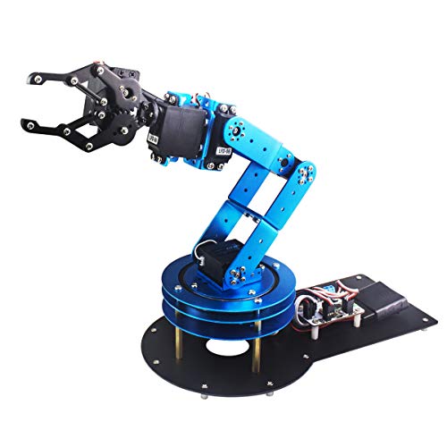 Hiwonder LeArm 6DOF Roboterarm mit Servo, Controller, kabelloser Griff, kostenlose PC-Software und App, Video-Tutorials für Arduino Starter von LewanSoul