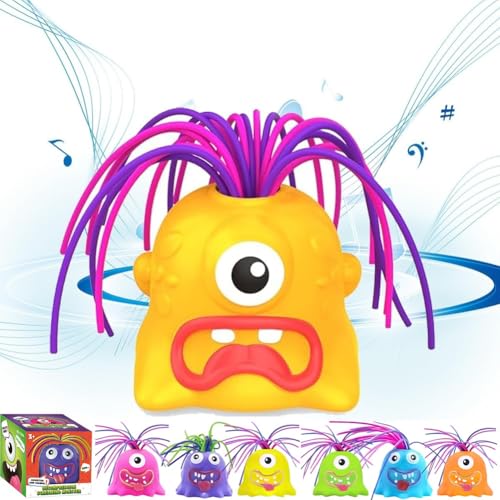 Haare ziehendes Monster – Stressabbau- und Anti-Angst-Spielzeug, lustiges Haare ziehen schreiendes Monsterspielzeug, haarziehendes Fidget-Spielzeug, verschiedene Schreie, die durch Haareziehen for Kin von LexTex