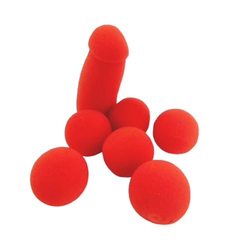 LexTex Bananen-Streichschwamm, Kleiner Schwamm for den Bruder mit 4 roten Schwammbällen, Zaubertricks for Erwachsene, lustiges Bühnenzauberzubehör, Gimmick-Requisitenzubehör LexTex Bananen-Streichschwamm, Kleiner Schwamm for den Bruder mit 4 roten Schwammbällen, Zaubertricks for Erwachsene, lustiges Bühnenzauberzubehör, Gimmick-Requisitenzubehör von LexTex