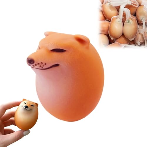 Shibako Dog Squishy Egg,Sand Carving Shiba Inu Dog Egg Model Play Fashion Play Handmade Toy Tiktok Same Style,Slow Rising Squishy Shibako Dog Squishy Egg,Shiba Inu Egg Decompression Toy(Hard,1PC) von LexTex