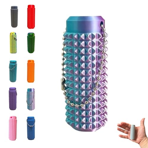 Tragbares Stimulationswerkzeug in Leuchtenden Farben, Stacheliger Grippie-Stimulations-Schlüsselanhänger Zur Linderung Von Angstzuständen, Schmerzstimulations-Fidget for Erwachsene(Gradient Colorful) Tragbares Stimulationswerkzeug in Leuchtenden Farben, Stacheliger Grippie-Stimulations-Schlüsselanhänger Zur Linderung Von Angstzuständen, Schmerzstimulations-Fidget for Erwachsene(Gradient Colorful) von LexTex