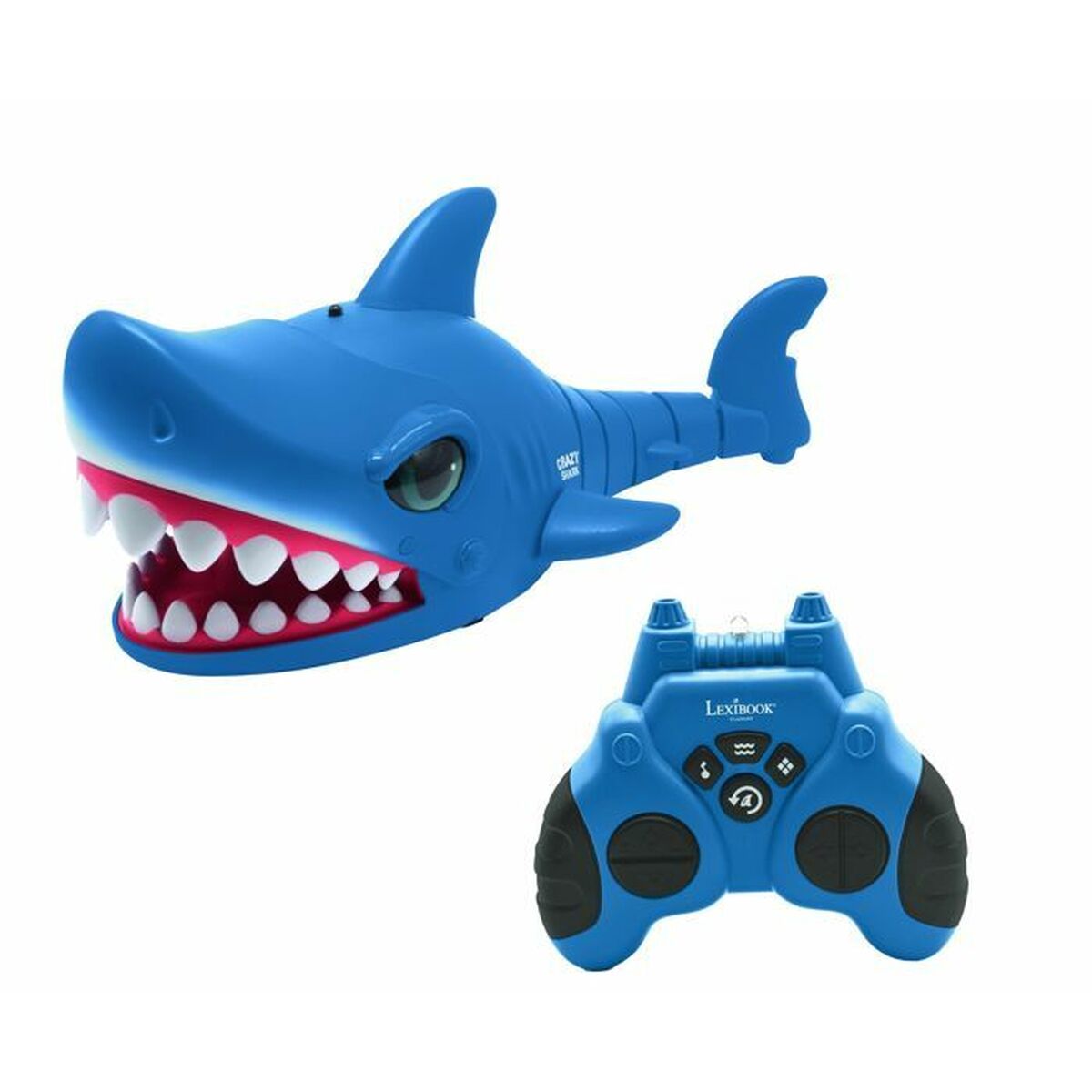 Fergesteuertes Auto Lexibook RC Shark - Crazy Shark Blau Bunt Fergesteuertes Auto Lexibook RC Shark - Crazy Shark Blau Bunt von Lexibook