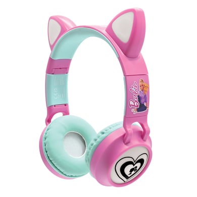 LEXIBOOK Barbie Katzenohren Bluetooth®-Kopfhörer mit Lichtern von Lexibook