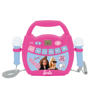 LEXIBOOK Barbie Light Bluetooth®-Lautsprecher mit Lichtern und Mikrofonen und Akku von Lexibook