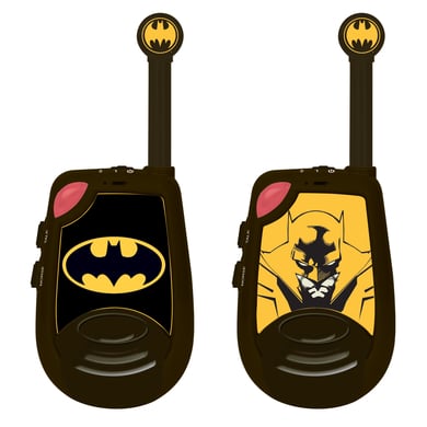 LEXIBOOK Batman Walkie-Talkies bis zu 2km Reichweite mit Morse-Licht-Funktion und Gürtelclip von Lexibook