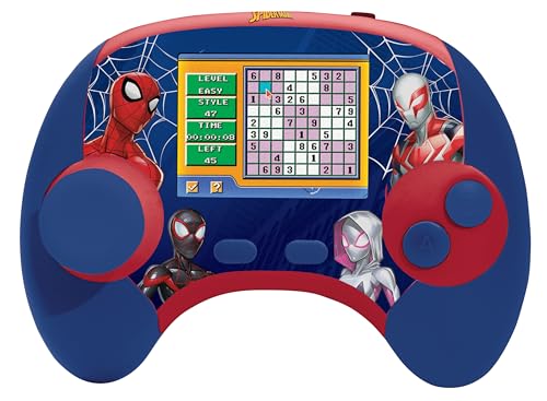 LEXIBOOK - Console éducative bilingue Français/anglais - Spiderman, écran LCD 2,8 pouces - bleu/rouge -JCG100DPi1 von Lexibook