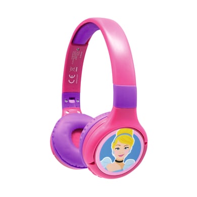 LEXIBOOK Disney Prinzessin 2-in-1 Bluetooth®- und Kabelanschluss, faltbare Kopfhörer mit sicherer Lautstärke von Lexibook