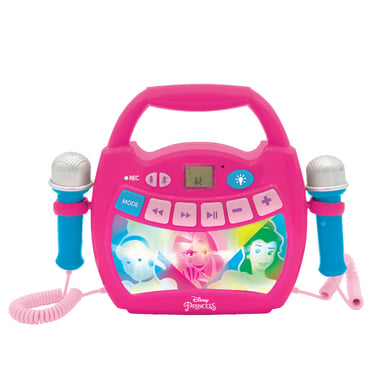 LEXIBOOK Disney Prinzessin Bluetooth®-Lautsprecher mit Lichtern und Mikrofonen und Akku von Lexibook