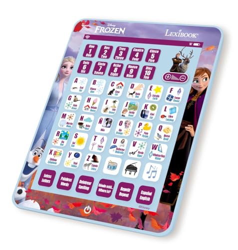 Lexibook JCPAD002FZi2 Disney Frozen Lerntablett, Lernen, Buchstaben, Zahlen, Wörter, Rechtschreibung und Musik, Englisch/Spanisch, Blau Lexibook JCPAD002FZi2 Disney Frozen Lerntablett, Lernen, Buchstaben, Zahlen, Wörter, Rechtschreibung und Musik, Englisch/Spanisch, Blau von Lexibook