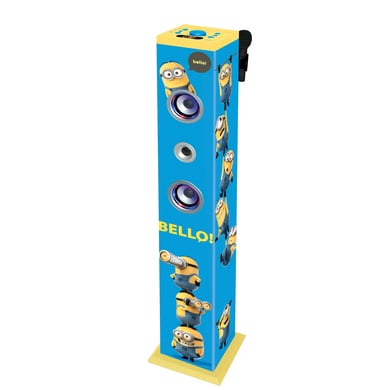 LEXIBOOK Minions Leistungsstarker Sound & Light Bluetooth® Stand-Lautsprecher mit Mikrofon und Stimmenverzerrer von Lexibook