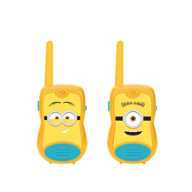 LEXIBOOK Minions Walkie-Talkies bis zu 200 Meter Reichweite mit Gürtelclip von Minions