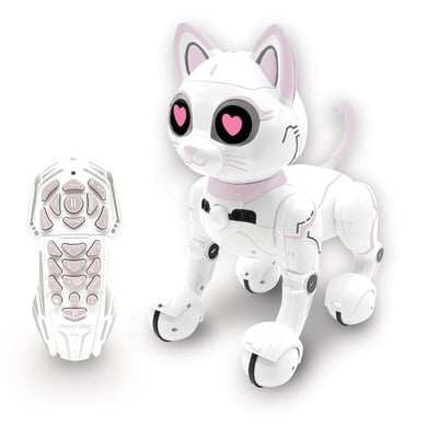 LEXIBOOK Power Kitty - Meine schlaue Roboterkatze mit Programmierfunktion, weiß von Lexibook