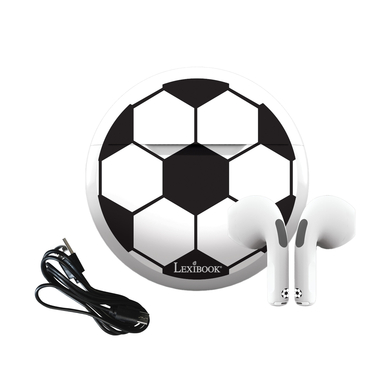 LEXIBOOK Soccer In-Ohr Kopfhörer mit Ladebox von Lexibook