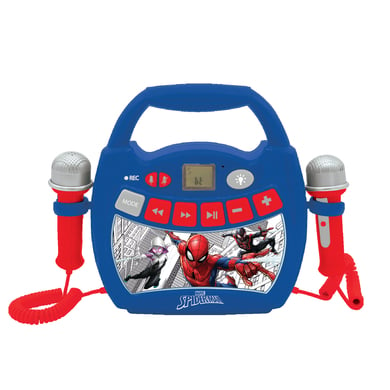 LEXIBOOK Spider-Man Bluetooth®-Lautsprecher mit Lichtern und Mikrofonen und Akku von Lexibook