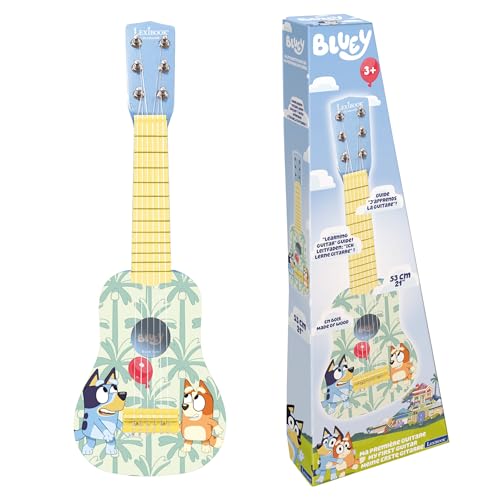 Lexibook, Bluey, Meine erste Gitarre für Kinder, 6 Nylonsaiten, 53 cm, Anleitung inklusive, Blau, K200BY Lexibook, Bluey, Meine erste Gitarre für Kinder, 6 Nylonsaiten, 53 cm, Anleitung inklusive, Blau, K200BY von Lexibook