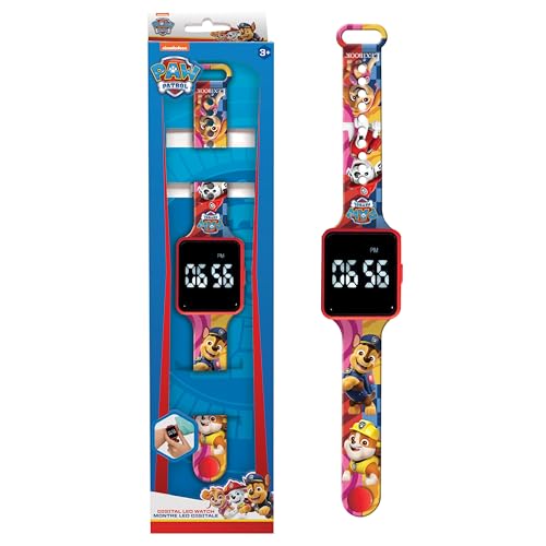 Lexibook, Paw Patrol, Digital Display Clock, 12 oder 24 Stunden Anzeige DMW060PA von Lexibook