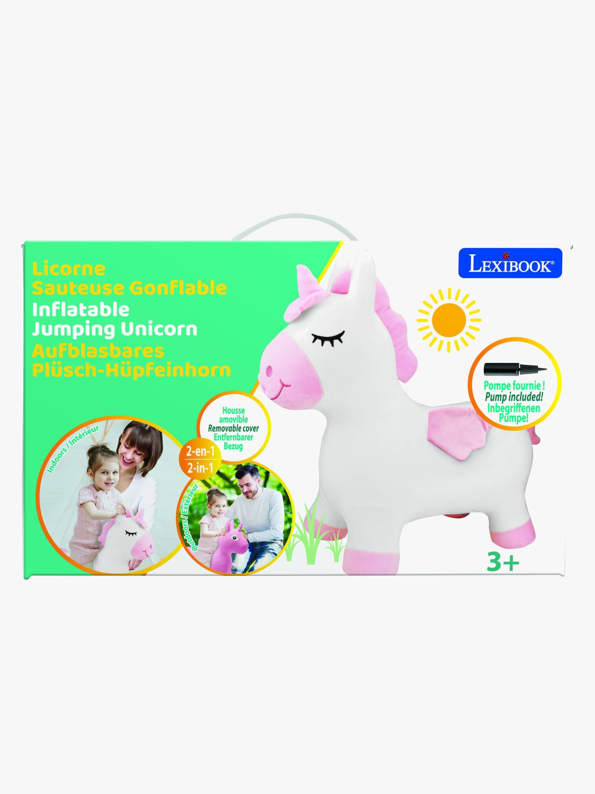 Lexibook Hüpftier Einhorn mit Plüschbezug Lexibook Hüpftier Einhorn mit Plüschbezug von Lexibook