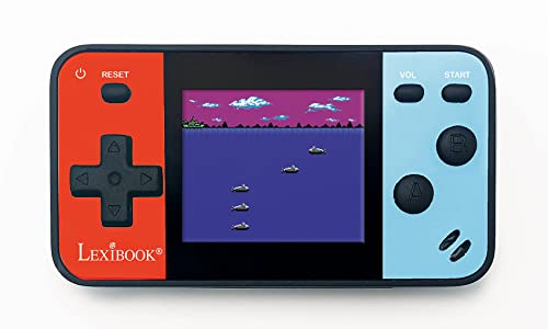 Lexibook, Cyber Arcade Pocket, Tragbare Handheld-Spielkonsole, 150 Spiele, 1,8“ LCD-Farbbildschirm, Gaming-Spielzeug für Kinder, blau / rot, JL1895 von Lexibook