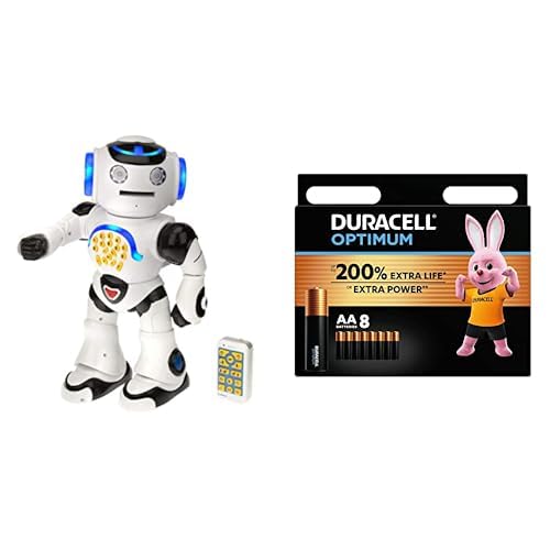 Lexibook Power — Deutsch + Duracell Optimum Batterien AA, 8 Stück, bis zu 200% zusätzliche Lebensdauer oder extra Power von Lexibook