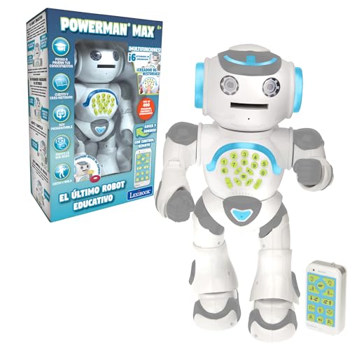 LEXIBOOK- Powerman MAX Robot de Juguete Parlante, Multicolor (ROB80ES) von Lexibook