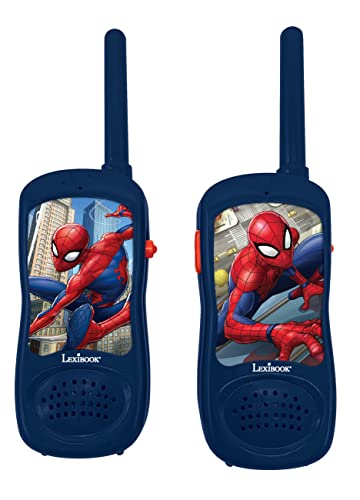Lexibook Marvel Spider-Man Peter Parker CD Player for Kids with 2 Toy  Microphones, Headphones Jack, with Batteries, Blue, RCDK100SP