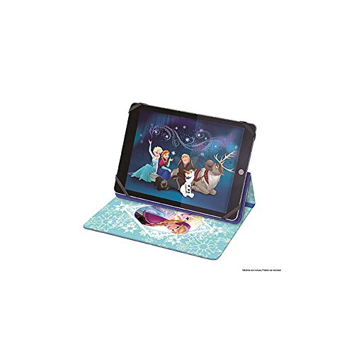 Lexibook, Die Eiskönigin, Universal Tablet Case, Tablet-Ständer für Kinder, Perfekte Tasche für Reisen oder zum Videos schauen, Kompatibel mit Samsung, iPad und anderen 7-10“ Tablets, MFP100FZ von Lexibook