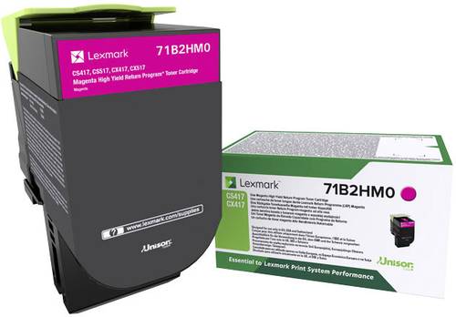 Lexmark Rückgabe Tonerkassette CS417 CS517 CX417 CX517 Original Magenta 3500 Seiten 71B2HM0 von Lexmark