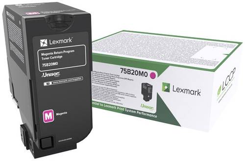 Lexmark Rückgabe Tonerkassette CS727 CS728 CX727 Original Magenta 10000 Seiten 75B20M0 von Lexmark