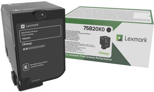 Lexmark Rückgabe Tonerkassette CS727 CS728 CX727 Original Schwarz 13000 Seiten 75B20K0 von Lexmark