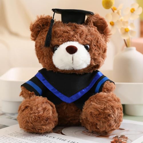 LfrAnk Cartoon Bär Puppe Plüsch Teddybär Teddybär Puppe Abschlussfeier Jubiläumsgeschenk für Kinder Geburtstagsgeschenk 23CM 9 von LfrAnk