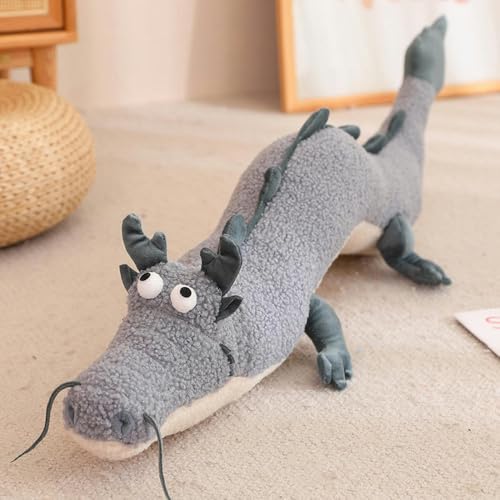 LfrAnk Cartoon Drachen Puppe Tier Plüschtier Kissen für Kinder Geburtstagsgeschenk 90cm 3 von LfrAnk