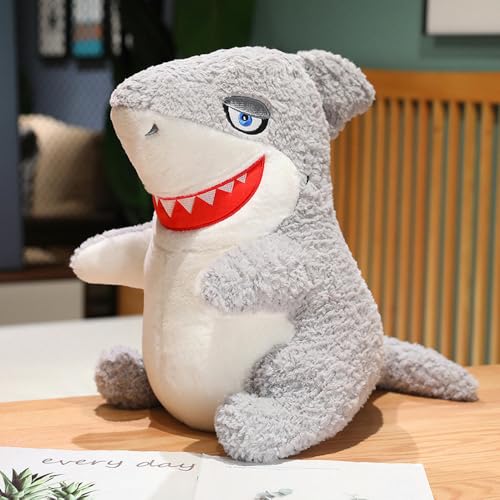 LfrAnk Cartoon Hai Kissen Plüschtier Puppe Hai Puppe Kinder Ragdoll Geburtstagsgeschenk 60CM 1 von LfrAnk