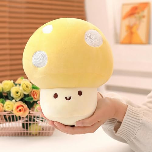 LfrAnk Cartoon Pilz Puppe Plüschtier Pilz Puppe Mädchen Tasche Schlüsselanhänger Kinder Geburtstagsgeschenk 10CM 3 von LfrAnk