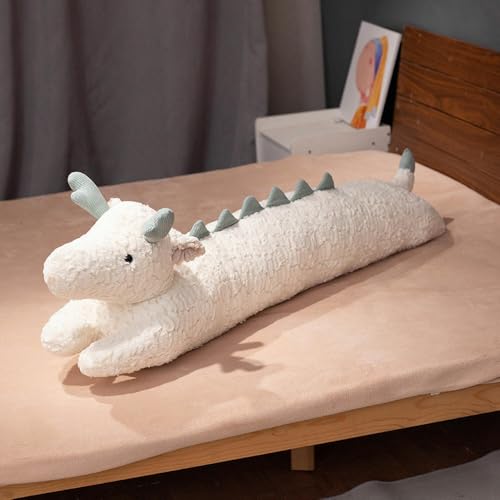 LfrAnk Drachen Kissen Plüschtier Puppen Drachenspielzeug Mädchen Kissen Stoffpuppen für Kinder Geburtstagsgeschenke 90CM 1 von LfrAnk