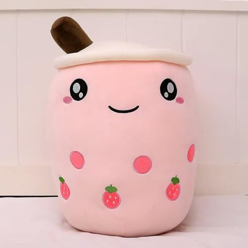 LfrAnk Flauschiger Milchtee, Bubble Milk Tea, Plüschtiere, Obst, Säfte, Trinkflaschen, Sommersnacks, Dekokissen, Geburtstage, 22cm 11 von LfrAnk