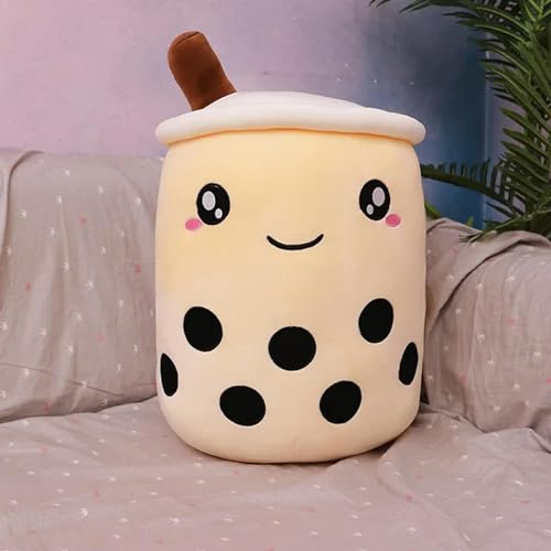 LfrAnk Flauschiger Milchtee, Bubble Milk Tea, Plüschtiere, Obst, Säfte, Trinkflaschen, Sommersnacks, Dekokissen, Geburtstage, 22cm 7 von LfrAnk