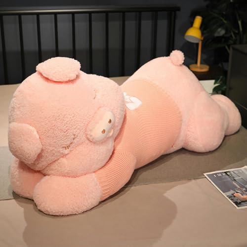 LfrAnk Kawaii Schwein Kissen weiches Plüschtier Tier Puppe Mädchen Geburtstagsgeschenk 100cm 3 von LfrAnk