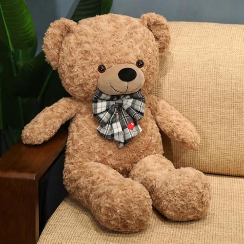 LfrAnk Kawaii Teddybär Puppe weiche Tier Plüschtiere, Bär Puppen, Mädchen Geburtstagsgeschenke 110cm 1 von LfrAnk