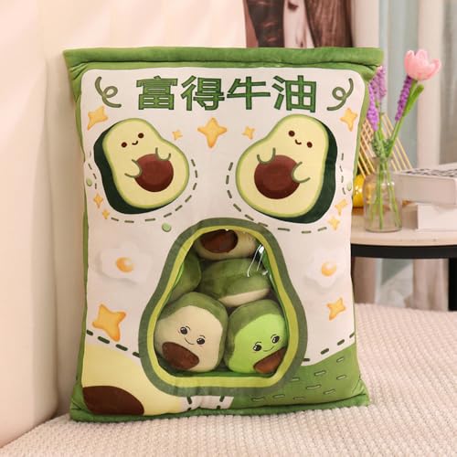 LfrAnk Kreative Frucht Zitrone Erdbeere Kissen Weiche Plüsch Spielzeugtasche Puppe Geburtstagsgeschenk für Mädchen 45cm 3 von LfrAnk